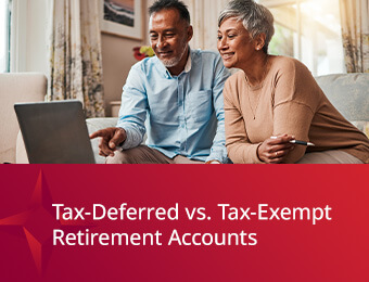 tax-deferred vs. tax-exempt retirement accounts