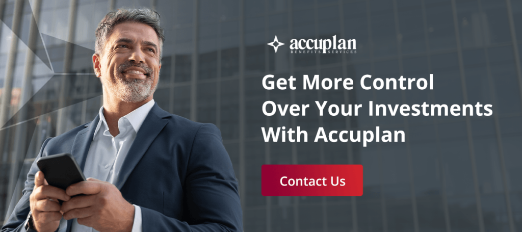 get more control over your investments with Accuplan