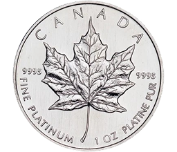 Platinum Canadian Maple Leaf
